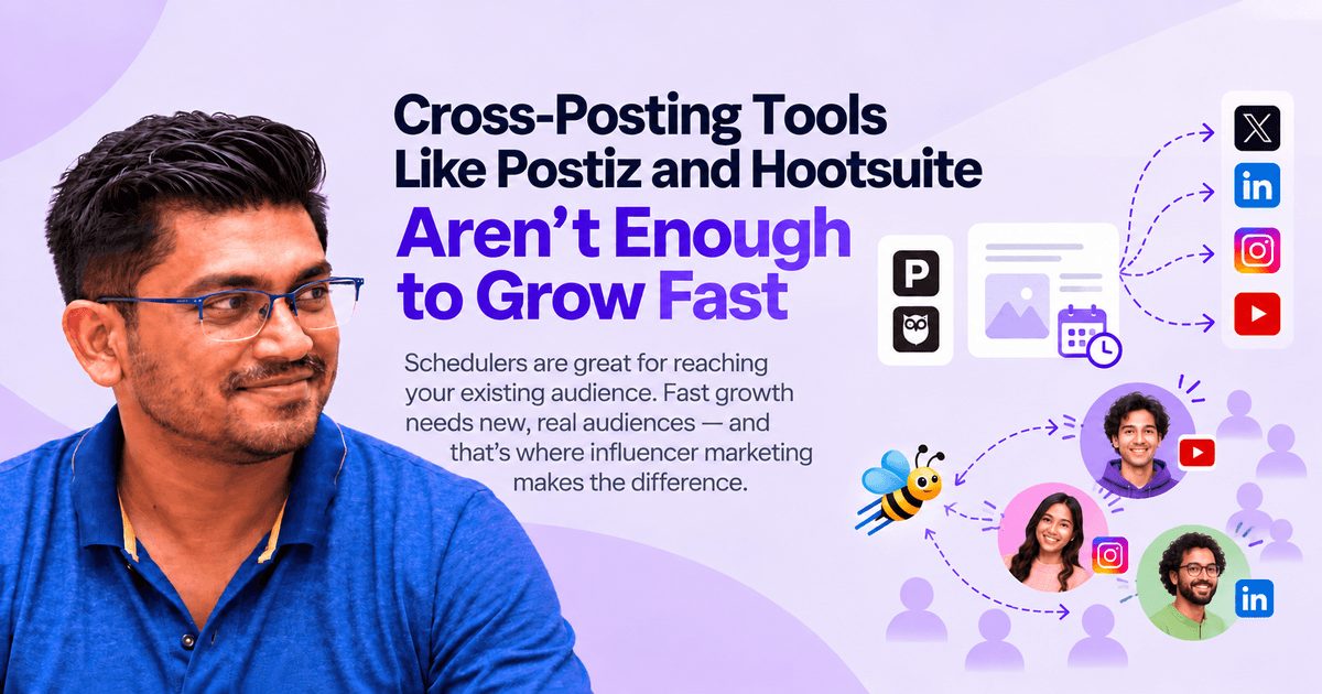 Why Cross-Posting Tools Like Postiz and Hootsuite Aren't Enough to Grow Fast